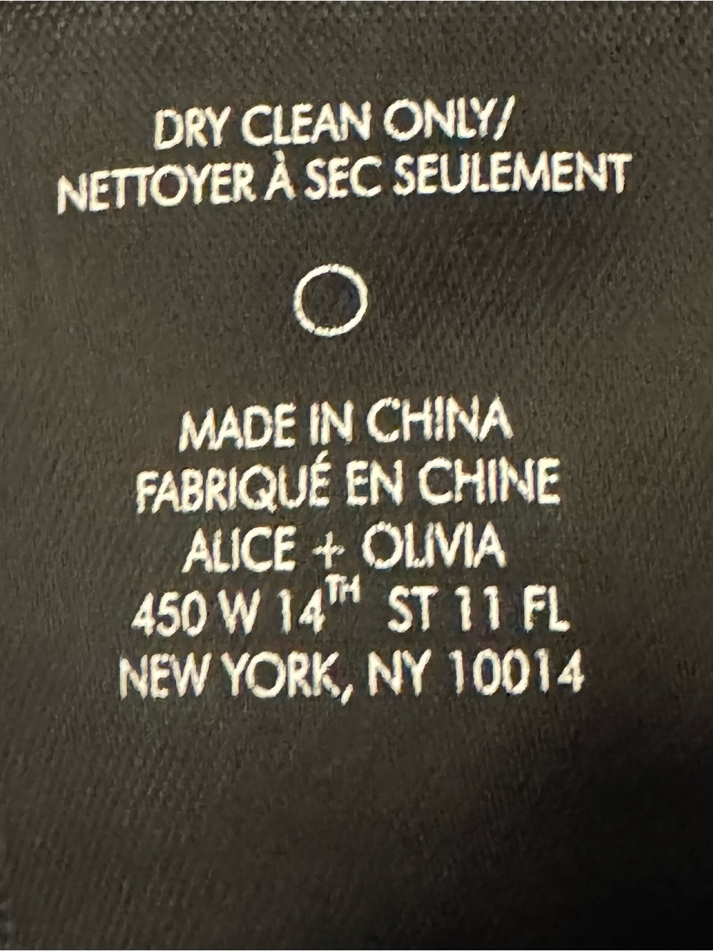 Alice and Olivia Classics Long Black Button-Front Knit Dress with White Trim L - Picture 3 of 9